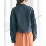 【洗える】バンドカラージップアップブルゾン | VIS  | 詳細画像13 