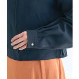 【洗える】バンドカラージップアップブルゾン | VIS  | 詳細画像15 