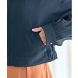 【洗える】バンドカラージップアップブルゾン | VIS  | 詳細画像16 