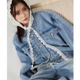 サックス(48) | ボリュームスリーブデニムジャケット | VIS 