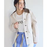 バイカラー衿カバーオール | VIS  | 詳細画像8 