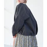 Vネックボリュームギャザーブルゾン【UVケア・撥水】 | VIS  | 詳細画像12