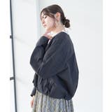Vネックボリュームギャザーブルゾン【UVケア・撥水】 | VIS  | 詳細画像13