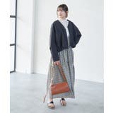 Vネックボリュームギャザーブルゾン【UVケア・撥水】 | VIS  | 詳細画像14