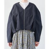 Vネックボリュームギャザーブルゾン【UVケア・撥水】 | VIS  | 詳細画像16