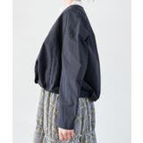 Vネックボリュームギャザーブルゾン【UVケア・撥水】 | VIS  | 詳細画像17