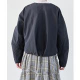 Vネックボリュームギャザーブルゾン【UVケア・撥水】 | VIS  | 詳細画像18