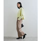 Vネックボリュームギャザーブルゾン【UVケア・撥水】 | VIS  | 詳細画像3