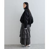 Vネックボリュームギャザーブルゾン【UVケア・撥水】 | VIS  | 詳細画像6