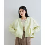 Vネックボリュームギャザーブルゾン【UVケア・撥水】 | VIS  | 詳細画像7