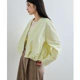 Vネックボリュームギャザーブルゾン【UVケア・撥水】 | VIS  | 詳細画像8