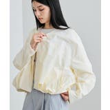 キナリ(16) | Vネックボリュームギャザーブルゾン【UVケア・撥水】 | VIS