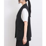 【セットアップ対応】サイド深スリットジレベスト | VIS  | 詳細画像10 