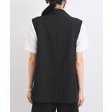 【セットアップ対応】サイド深スリットジレベスト | VIS  | 詳細画像11 