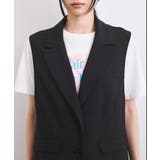 【セットアップ対応】サイド深スリットジレベスト | VIS  | 詳細画像12 