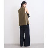 【セットアップ対応】サイド深スリットジレベスト | VIS  | 詳細画像20 