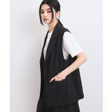 【セットアップ対応】サイド深スリットジレベスト | VIS  | 詳細画像7 