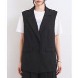 【セットアップ対応】サイド深スリットジレベスト | VIS  | 詳細画像9 