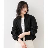 ブラック(01) | ボリュームバルーンブルゾン/UVケア・イージーケア | VIS 