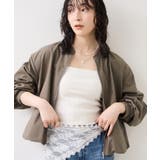 カーキー(36) | ボリュームバルーンブルゾン/UVケア・イージーケア | VIS 