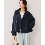 ショートトレンチコート/UVケア・撥水・花粉ガード | VIS | 詳細画像24