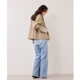 ショートトレンチコート/UVケア・撥水・花粉ガード | VIS | 詳細画像3