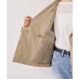 ショートトレンチコート/UVケア・撥水・花粉ガード | VIS | 詳細画像38