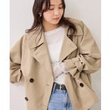 ショートトレンチコート/UVケア・撥水・花粉ガード | VIS | 詳細画像4