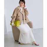 ショートトレンチコート/UVケア・撥水・花粉ガード | VIS  | 詳細画像46 