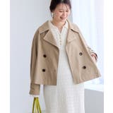 ショートトレンチコート/UVケア・撥水・花粉ガード | VIS  | 詳細画像47 