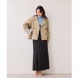 ショートトレンチコート/UVケア・撥水・花粉ガード | VIS | 詳細画像9