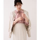 美easyリネンライクジップ裾フリルブルゾン/イージーケア・接触冷感 | VIS  | 詳細画像14 