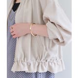 美easyリネンライクジップ裾フリルブルゾン/イージーケア・接触冷感 | VIS  | 詳細画像5 