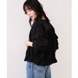 美easyリネンライクジップ裾フリルブルゾン/イージーケア・接触冷感 | VIS  | 詳細画像8 