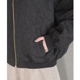 【STAYC J 着用】リーフキルティング&合皮アソートブルゾン | VIS | 詳細画像17