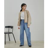 【STAYC J 着用】リーフキルティング&合皮アソートブルゾン | VIS | 詳細画像4