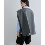 マフラーみたいに巻けるポンチョベスト | VIS  | 詳細画像16 