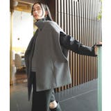 グレー(07) | マフラーみたいに巻けるポンチョベスト | VIS 