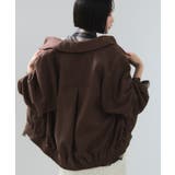 合皮&スエードライクジップアップブルゾン | VIS  | 詳細画像3