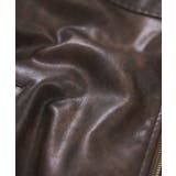 合皮&スエードライクジップアップブルゾン | VIS  | 詳細画像42