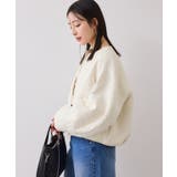 合皮パイピングキルトアソートブルゾン | VIS  | 詳細画像4 