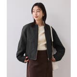 合皮パイピングキルトアソートブルゾン | VIS  | 詳細画像8 