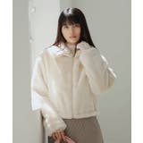 ブローチ付きアソートファーブルゾン | VIS  | 詳細画像10 