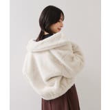 ブローチ付きアソートファーブルゾン | VIS  | 詳細画像15 