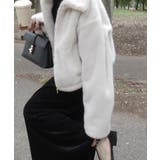 ブローチ付きアソートファーブルゾン | VIS  | 詳細画像18 