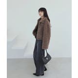 ブローチ付きアソートファーブルゾン | VIS  | 詳細画像2 