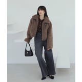 ブローチ付きアソートファーブルゾン | VIS  | 詳細画像3 