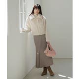 ブローチ付きアソートファーブルゾン | VIS  | 詳細画像8 