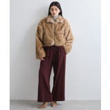 【WEB/一部店舗限定】エコファーショート丈Wジップブルゾン | VIS | 詳細画像2