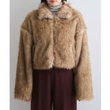 【WEB/一部店舗限定】エコファーショート丈Wジップブルゾン | VIS | 詳細画像10